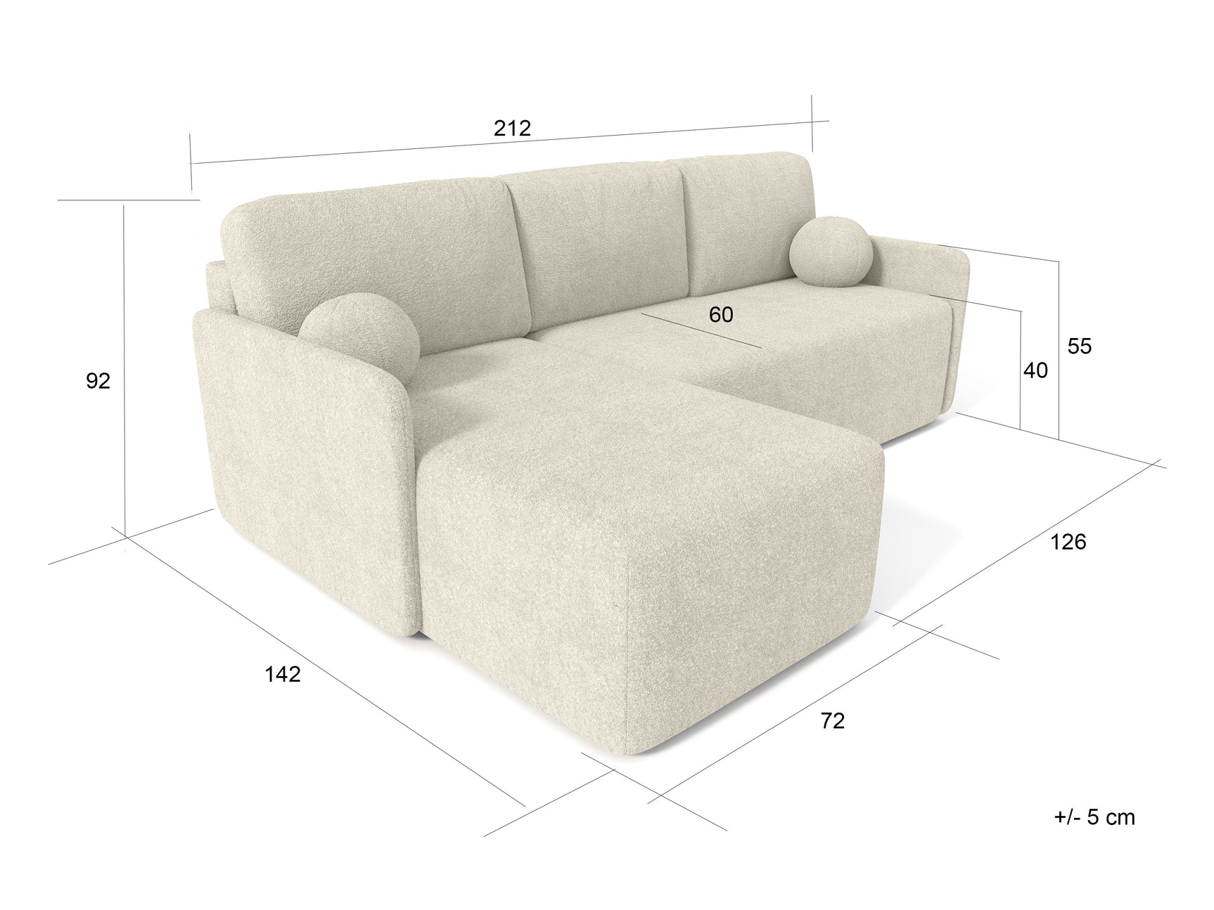 Hjørnesofa Greensboro 106