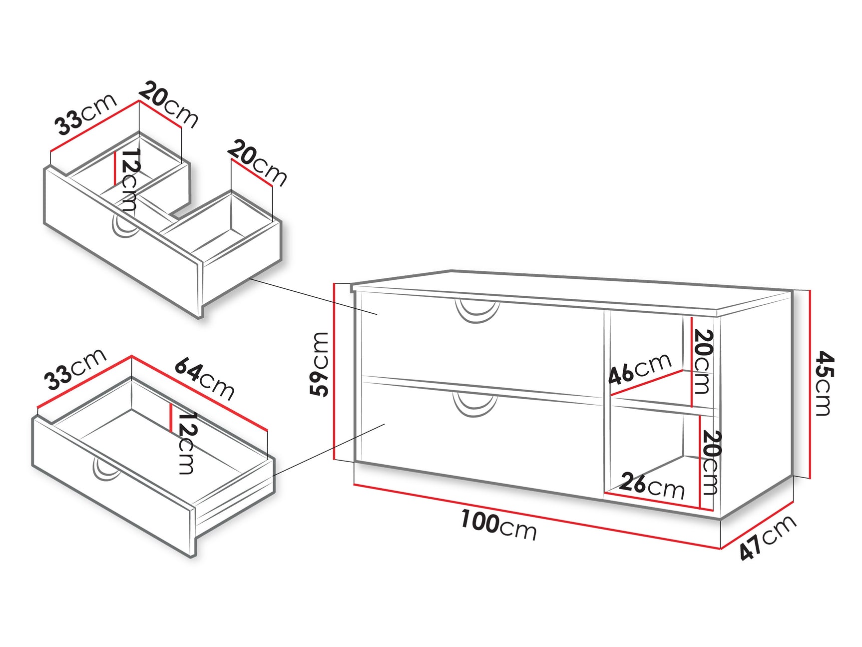 Vægbadeværelsesskab til håndvask Providence 193 4296055