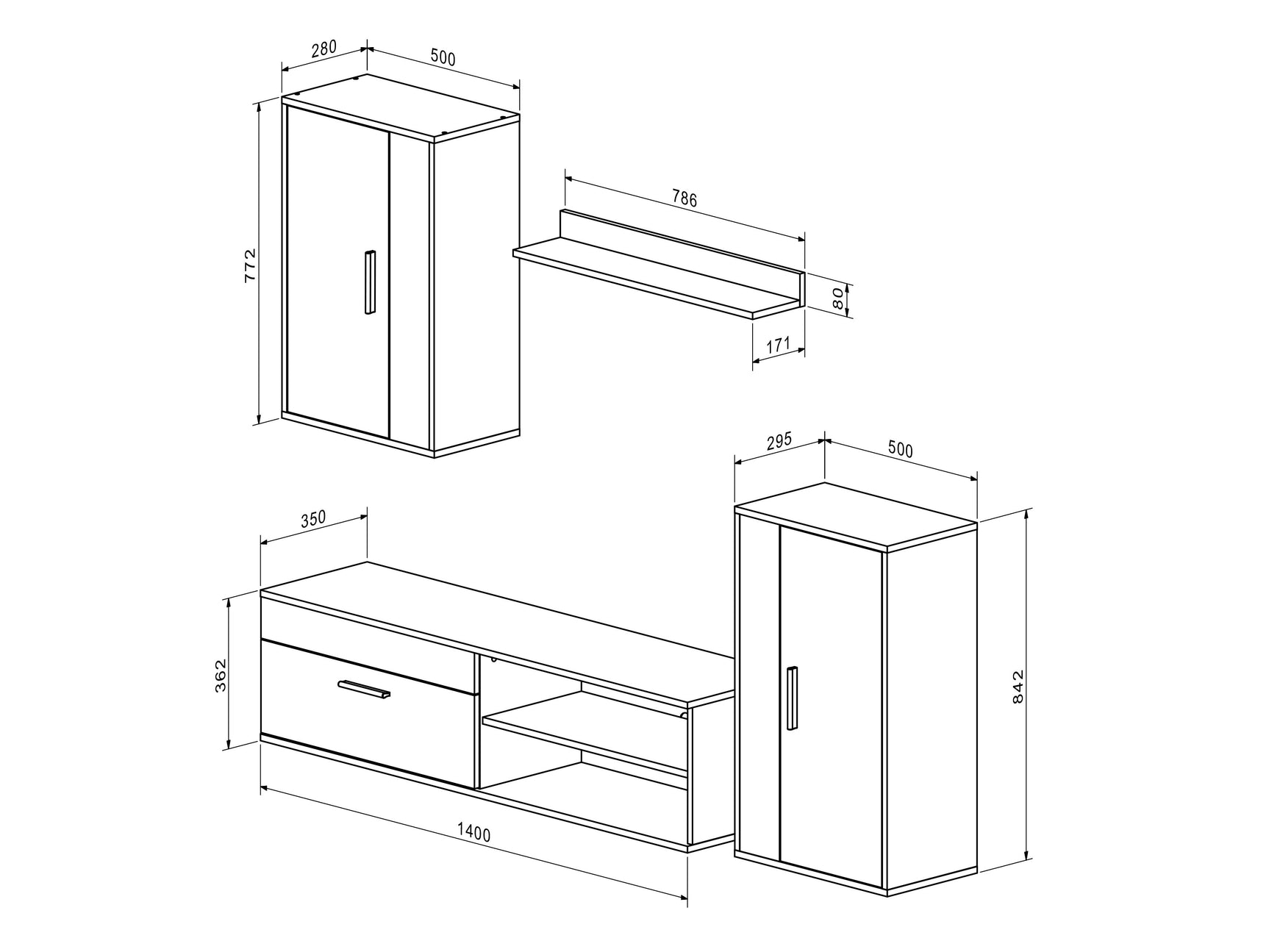 Stuemøbelsæt Houston 2087