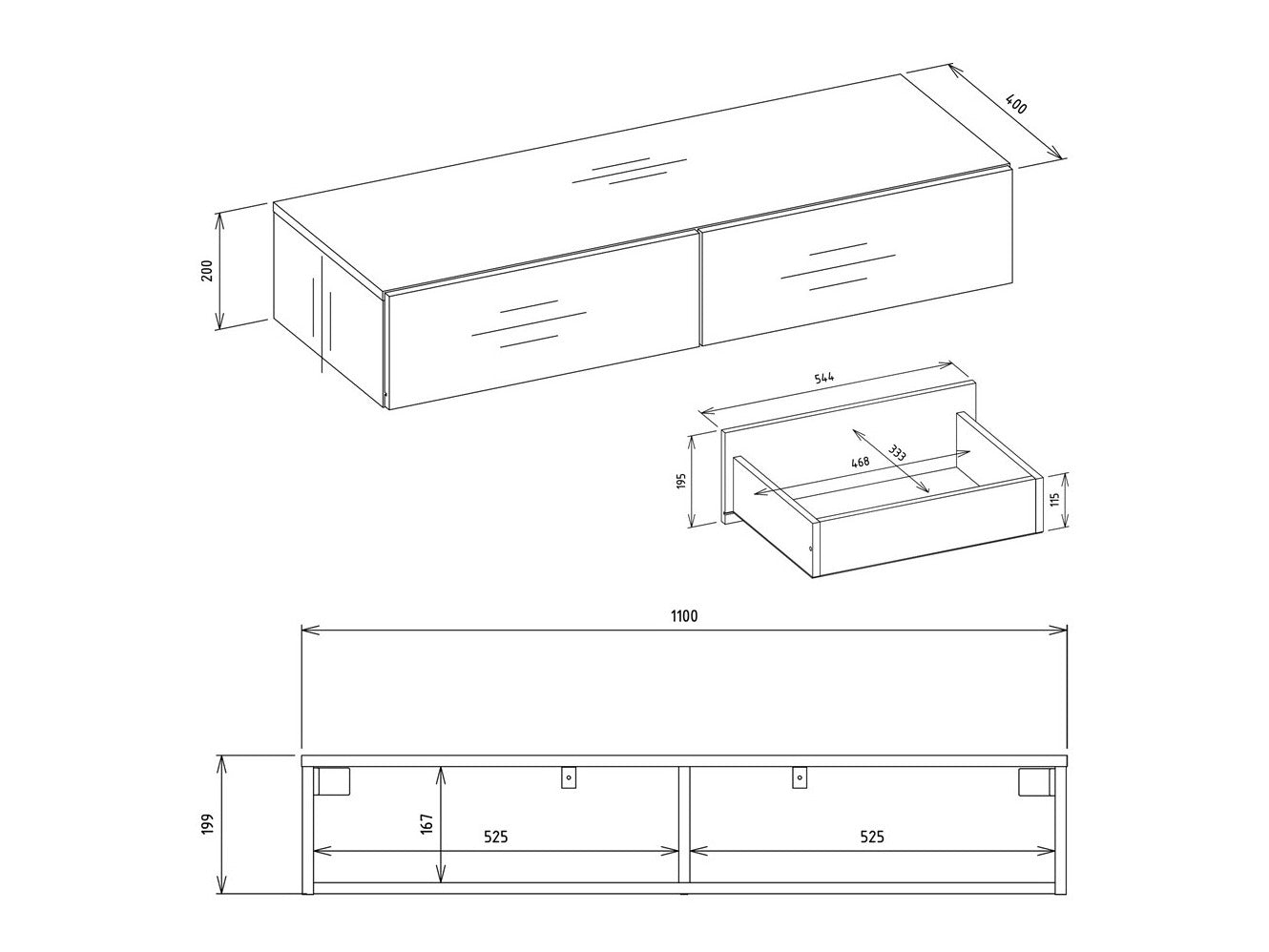 Konsolbord Mandeville 341
