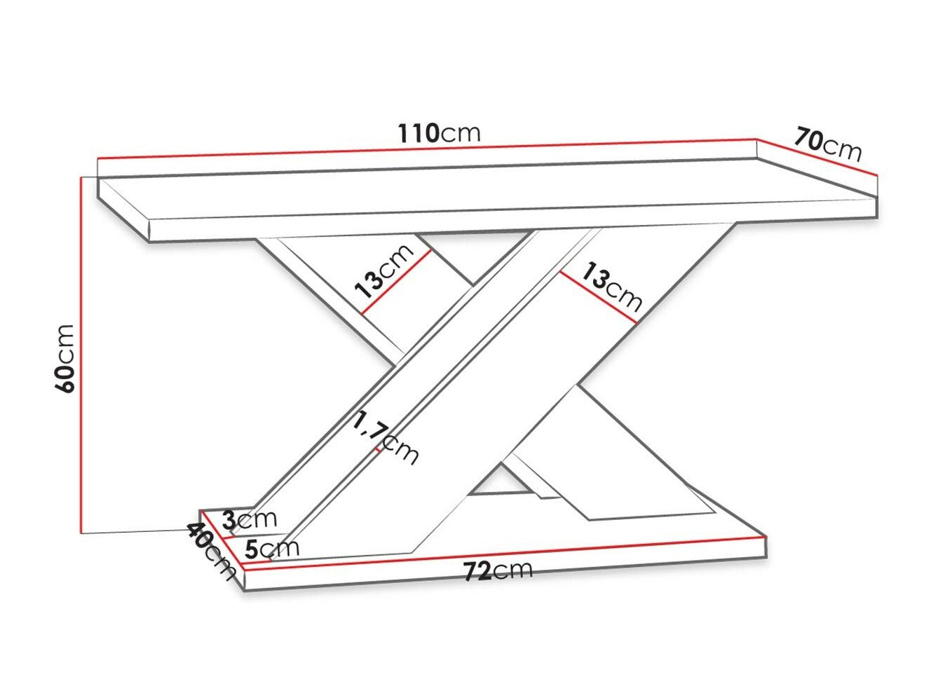 Sofabord Goodyear 116 4333525