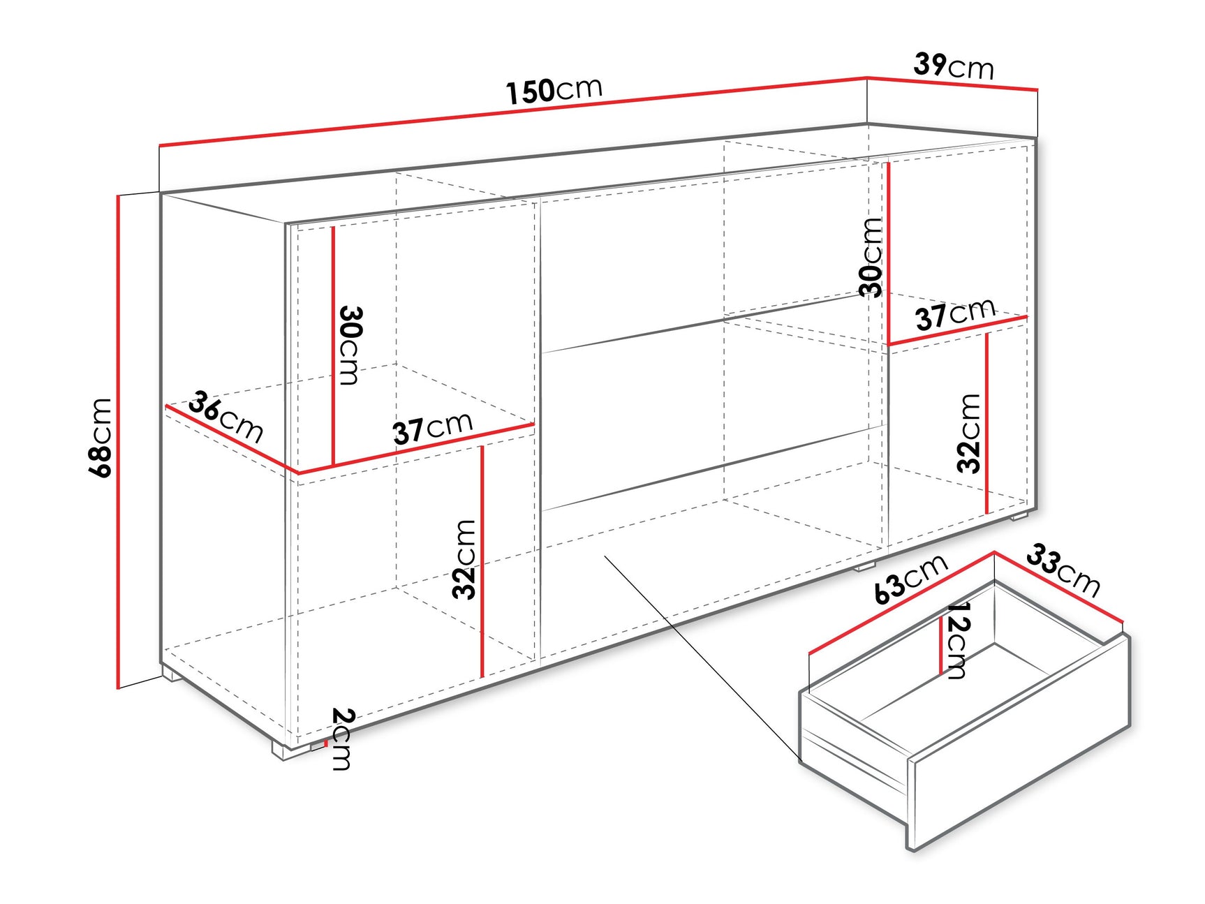 Kommode Sarasota 191