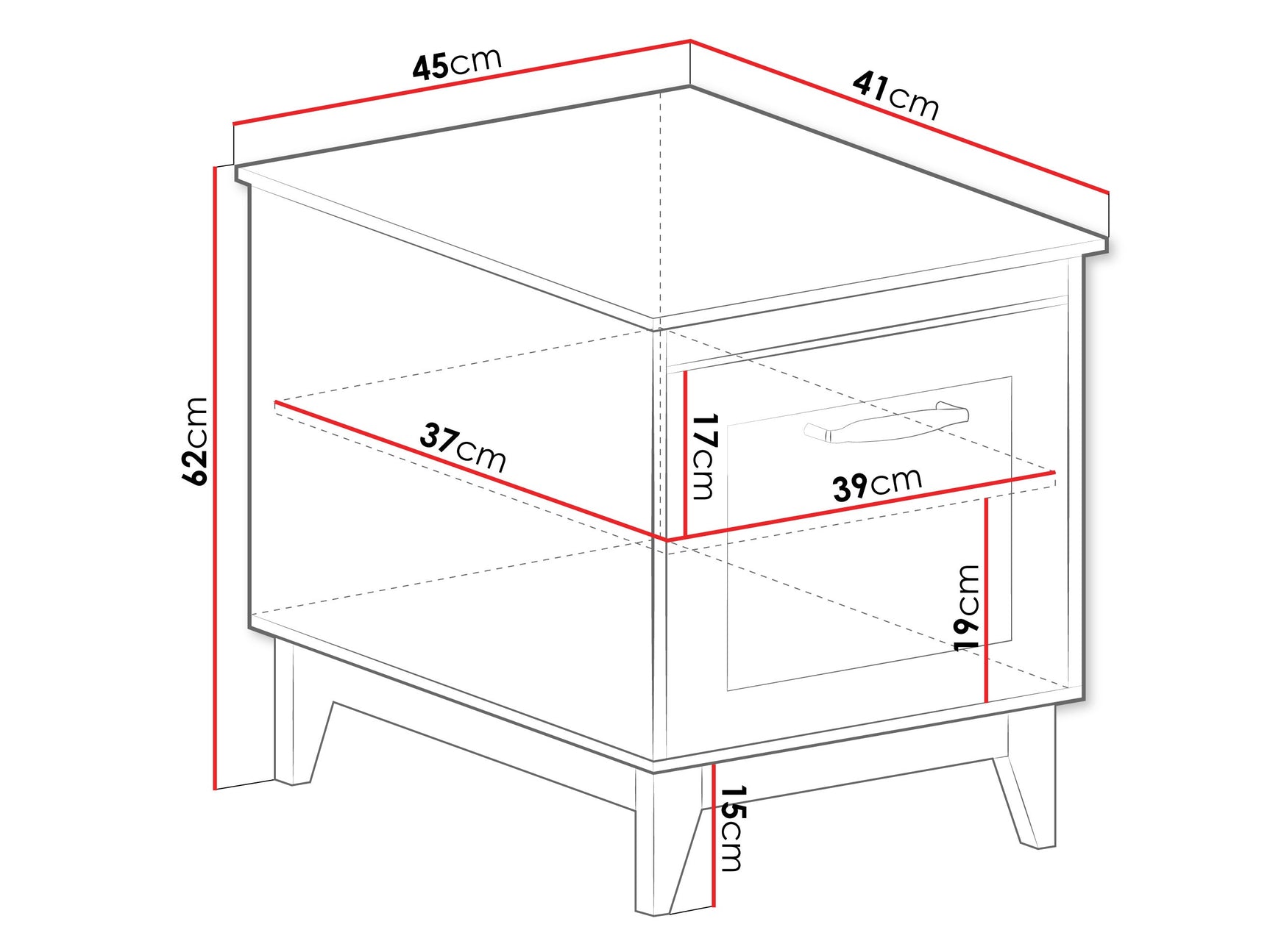 Sengebord Sonfera 110