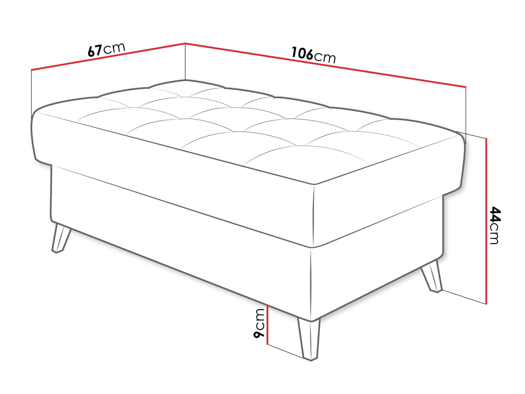 Polstret bænk Comfivo 236