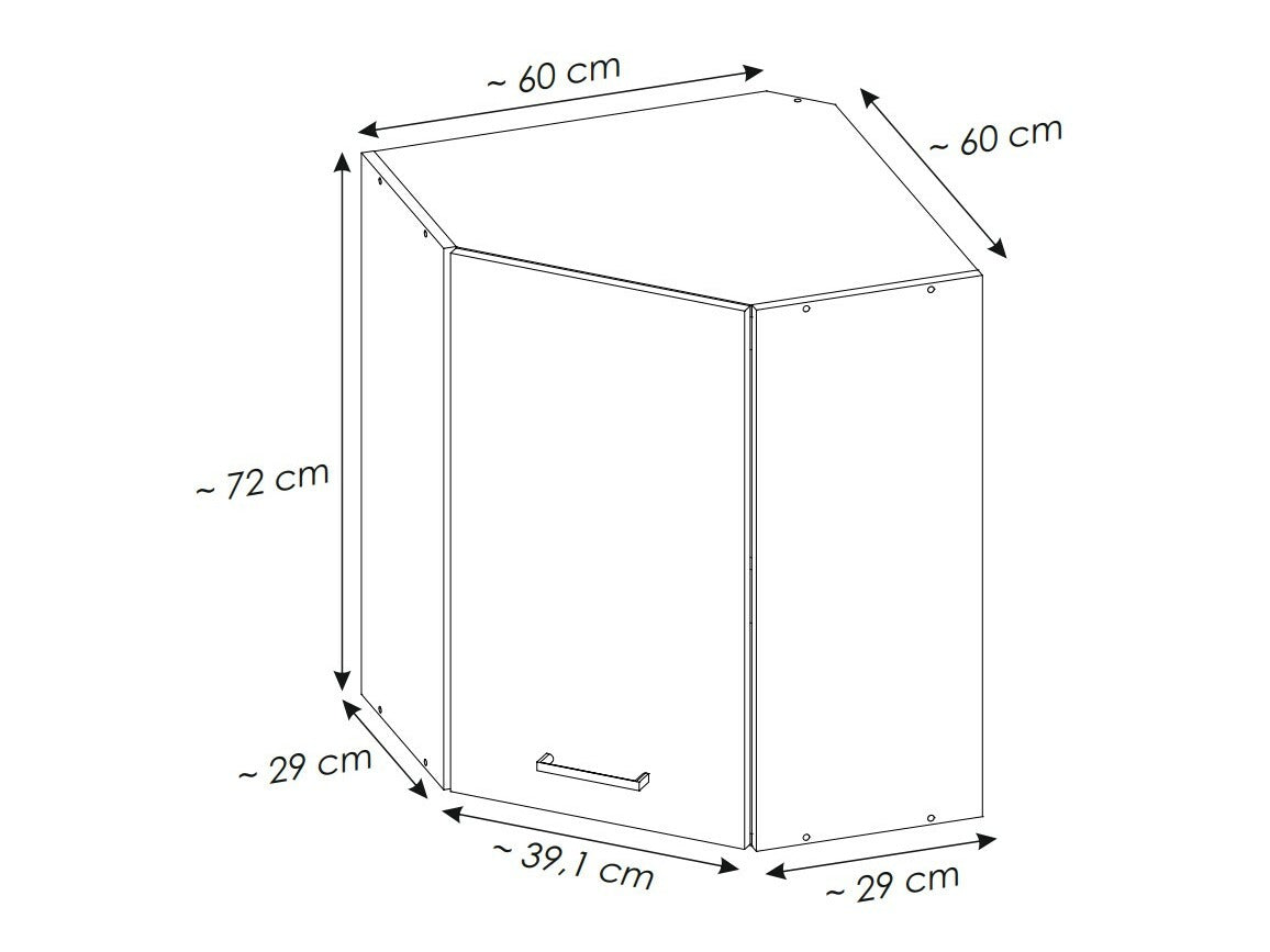 Modulhjørnevægskab Quti 119