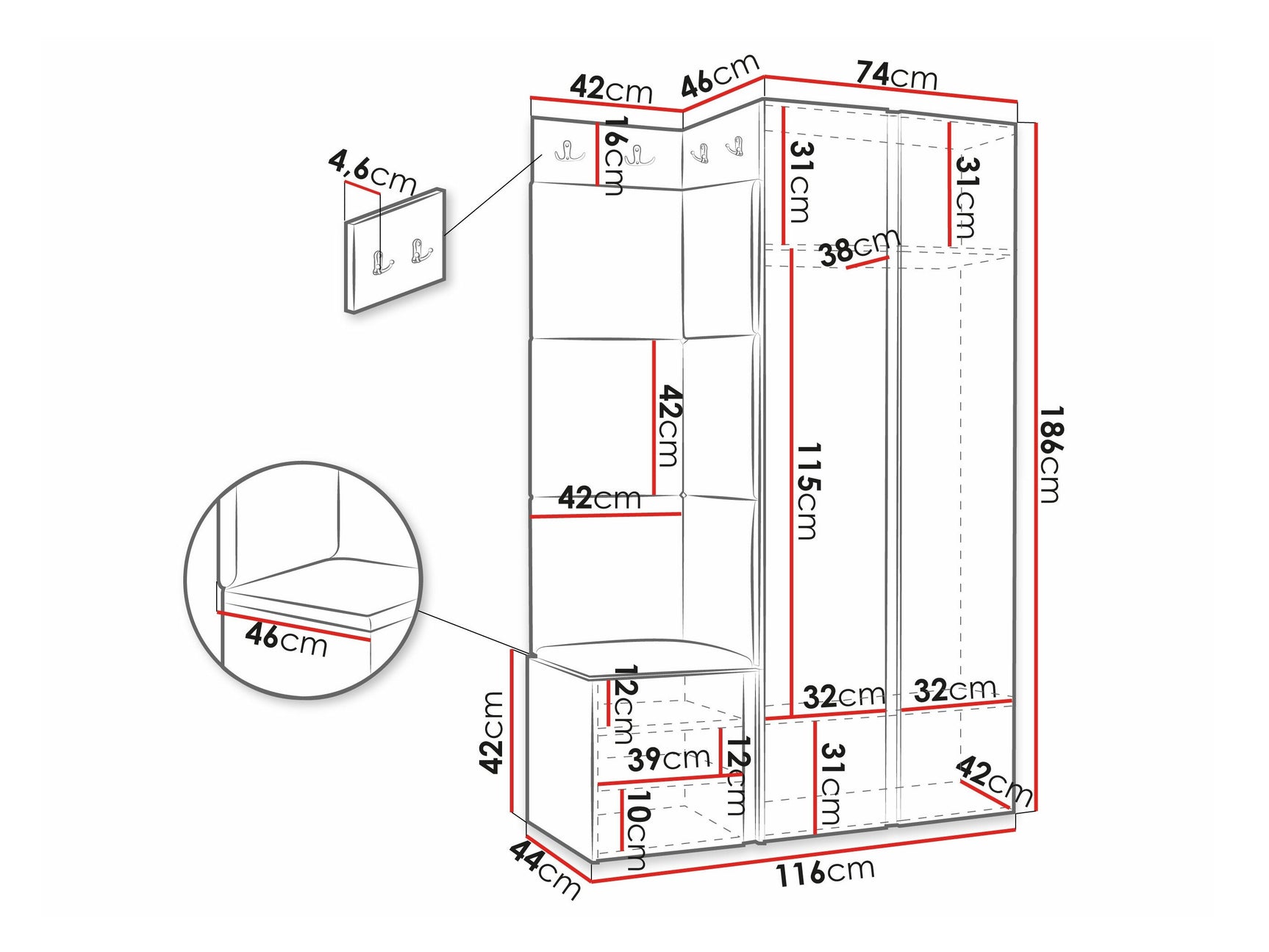 Entrésæt Hartford 387 4374338