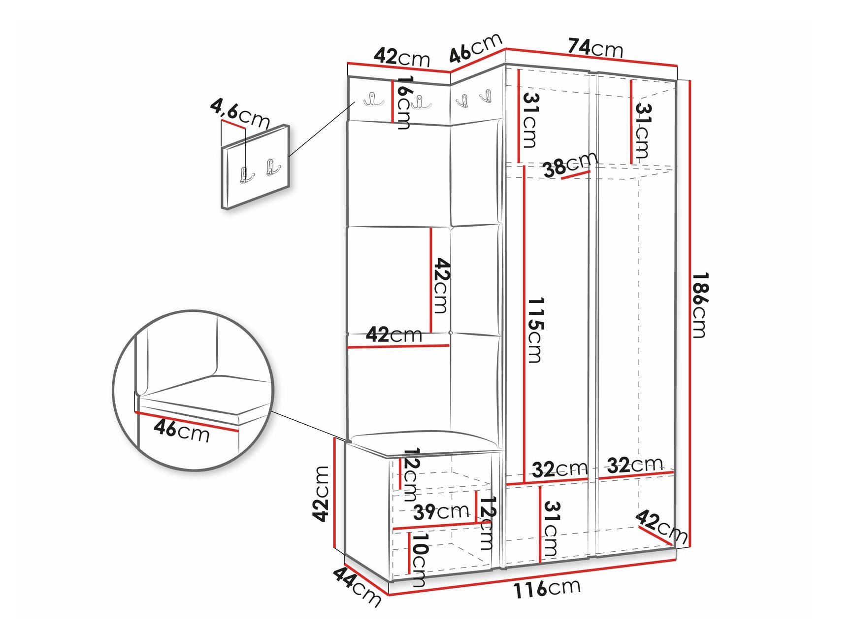 Entrésæt Hartford 388 4374339