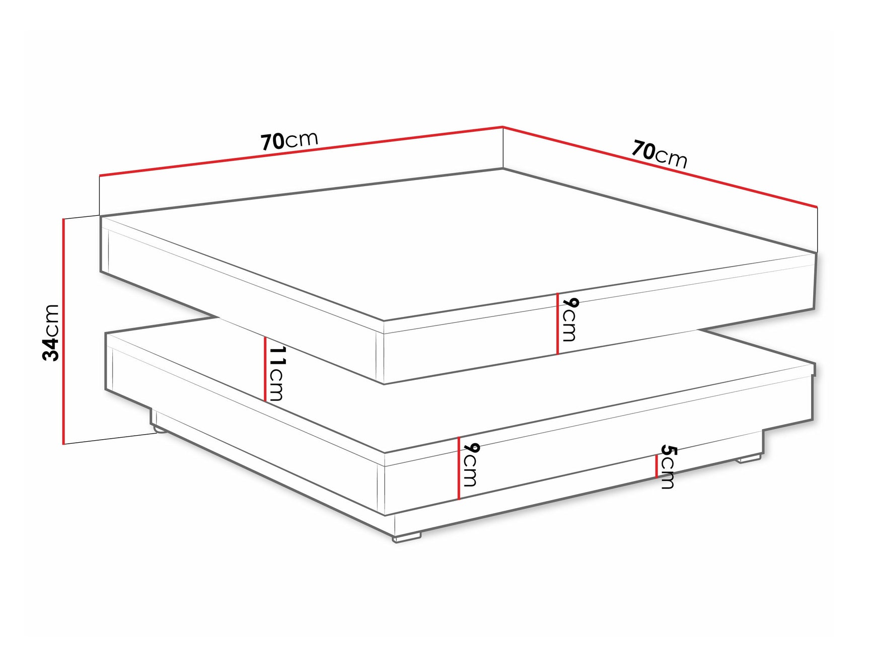Transformer sofabord Comfivo 385 4381312