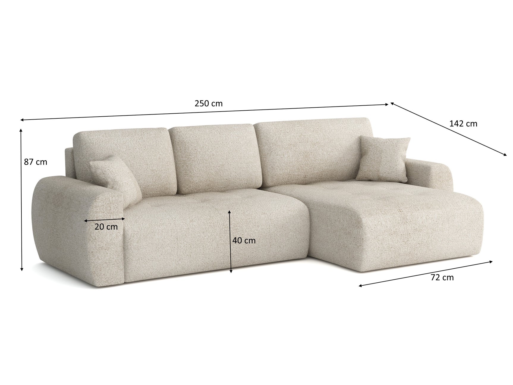 Hjørnesofa Calexico 101 4384975