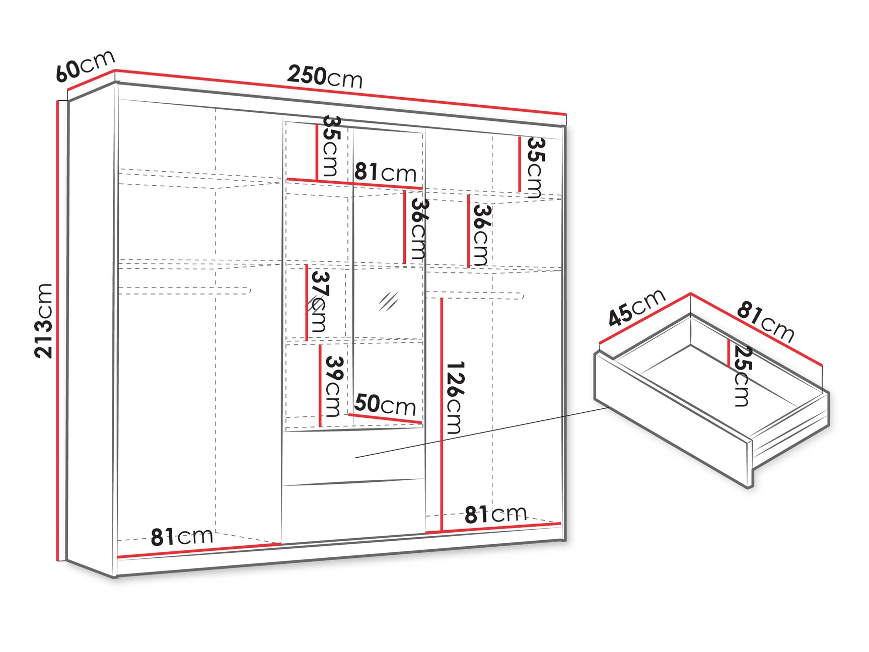 Garderobeskab Honolulu 247 4407377