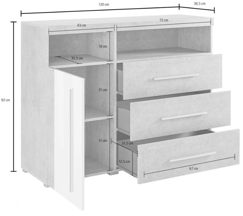 Kommode Sorciro 102