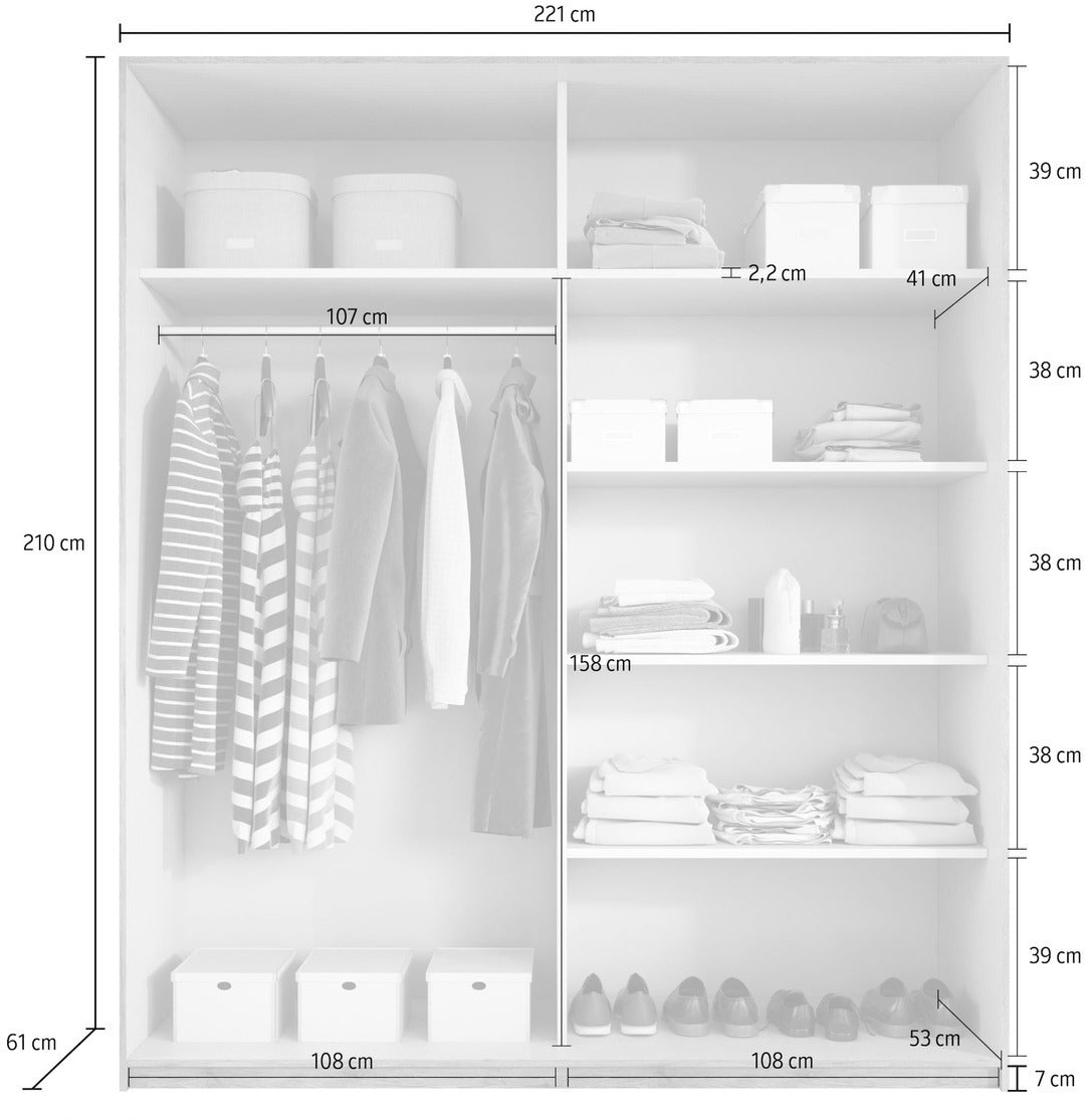 Garderobeskab Levruvu 105