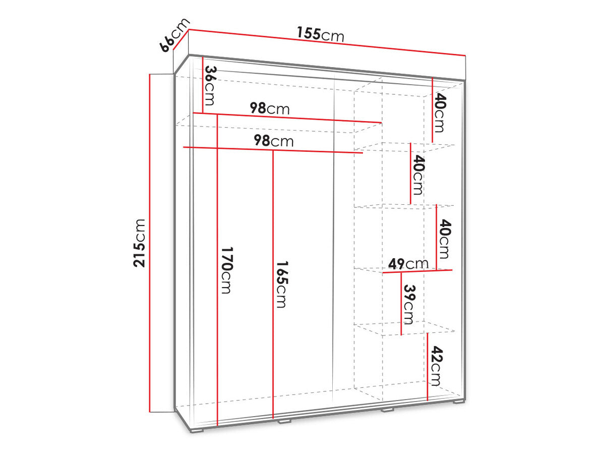 Garderobe Murrieta 100