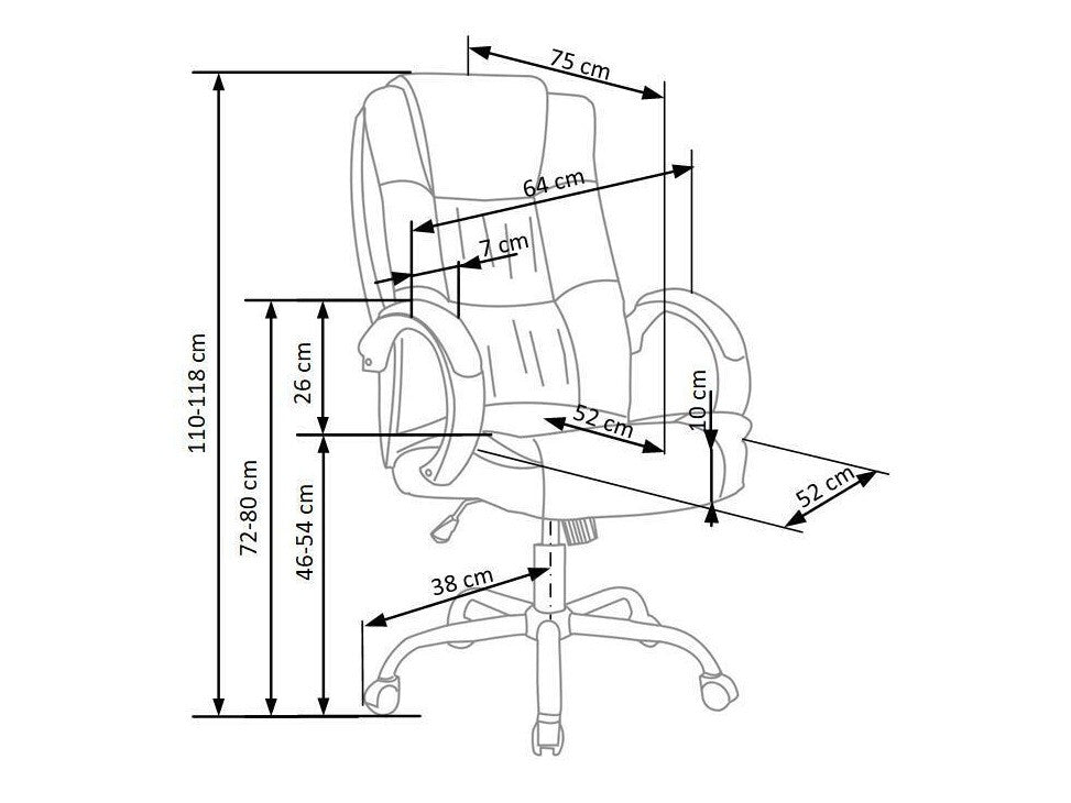 Kontorstol Houston 243