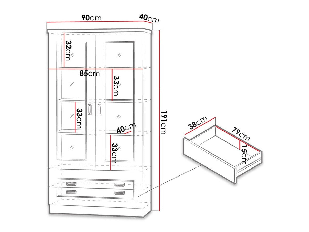 Display cabinet Stanton B107