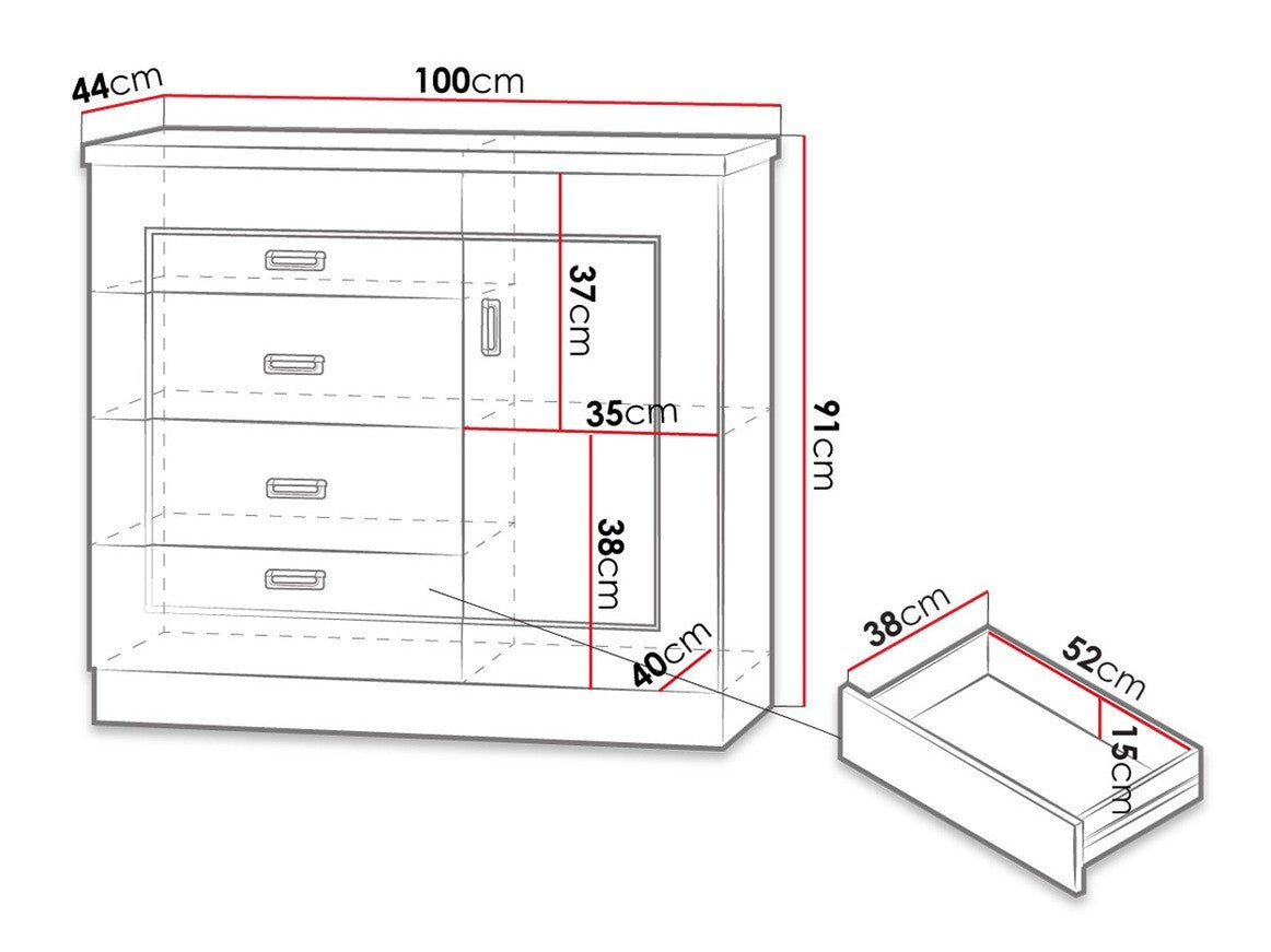 Chest of drawers Stanton B117