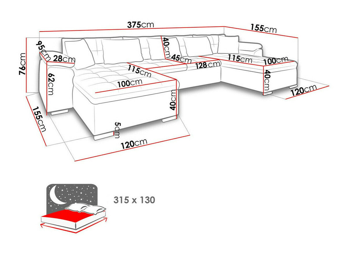 Hjørnesofa Comfivo 111