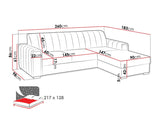 Hjørnesofa Columbus 166