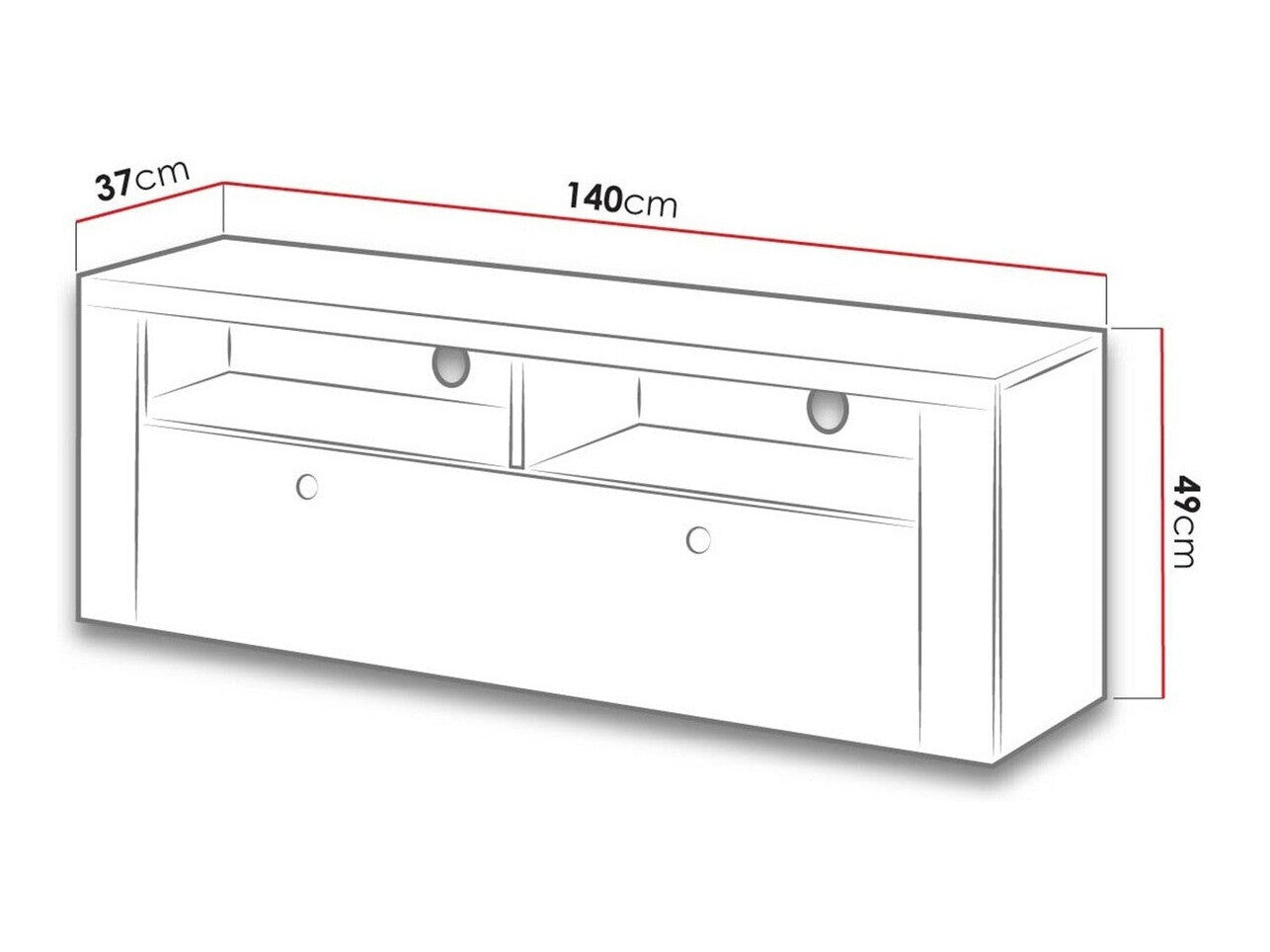 TV-bord Salelbo 103