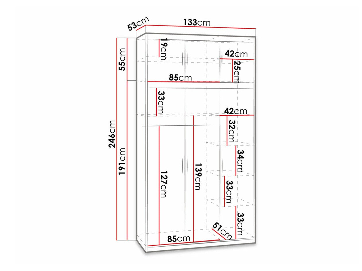 Wardrobe Tucson 150