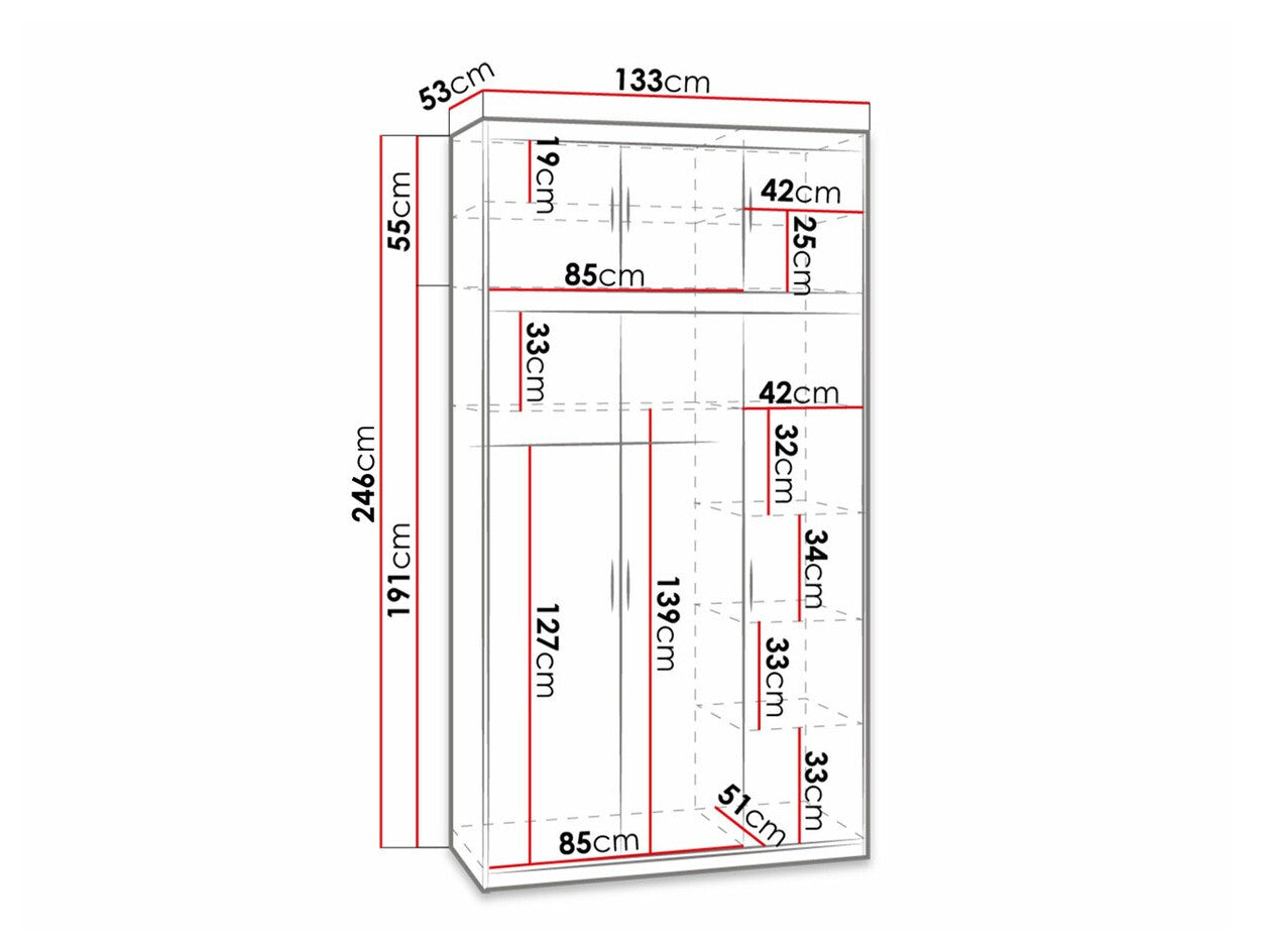 Wardrobe Tucson 150