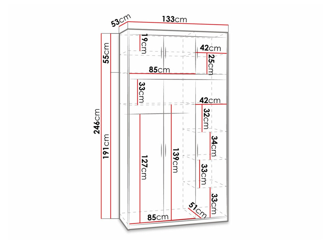 Wardrobe Tucson 150