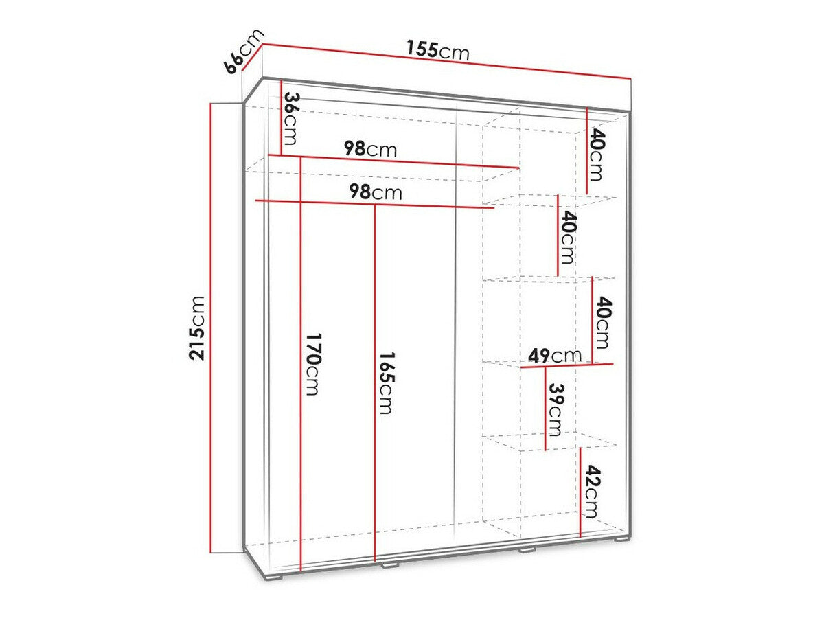 Garderobe Murrieta 100