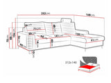 Hjørnesofa Comfivo 243