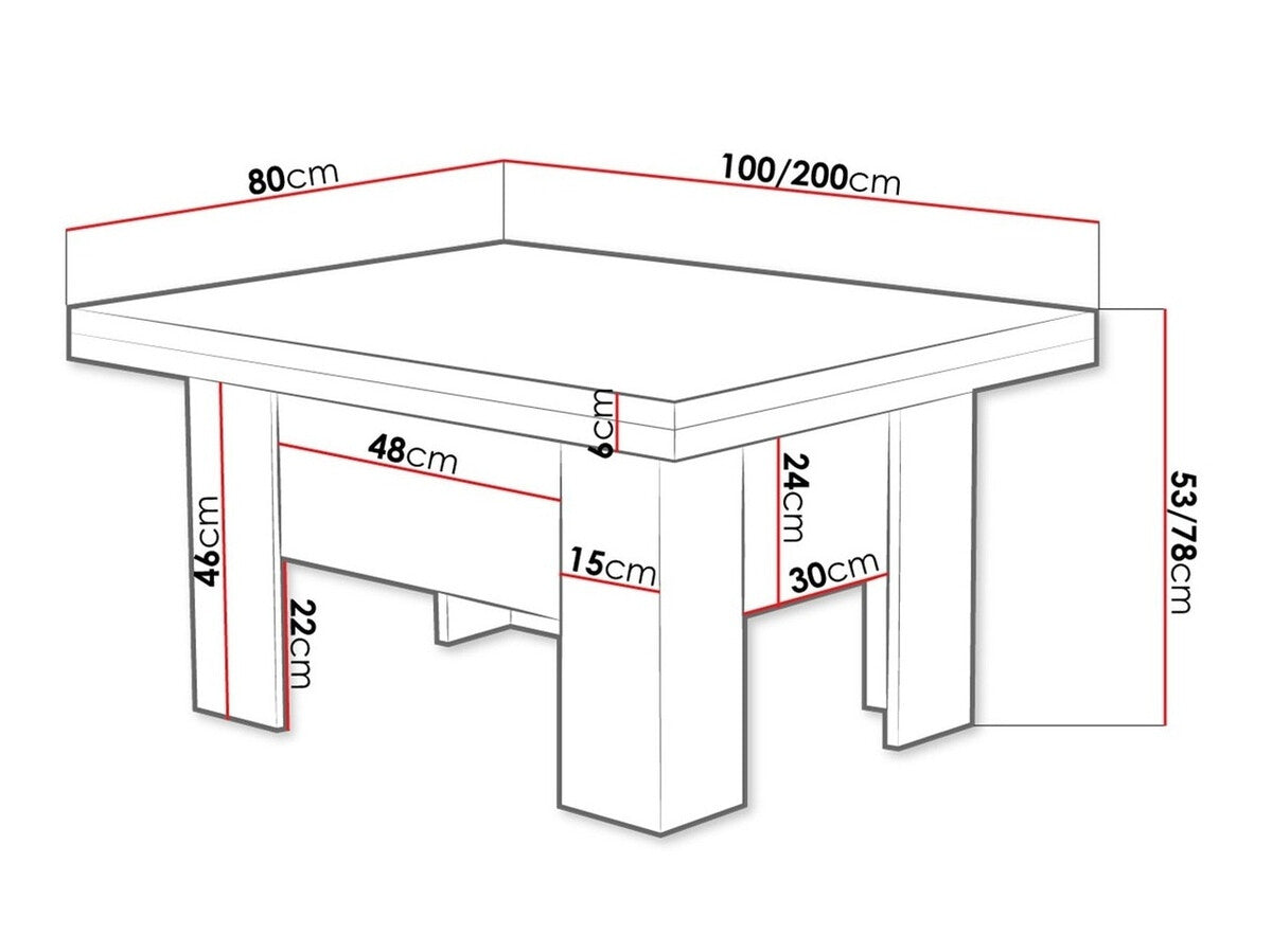 Transformer til sofabord Stanton 102