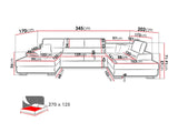 Corner sofa Comfivo 190