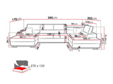 Corner sofa Comfivo 190