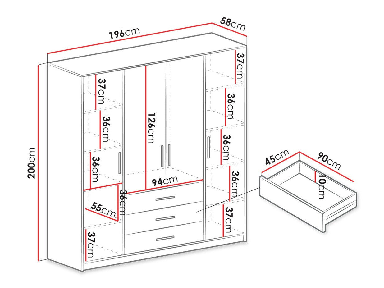 Garderobe Honolulu A104