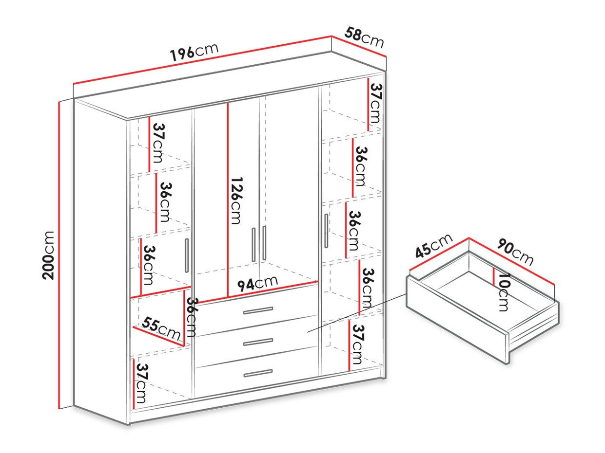 Garderobe Honolulu A104