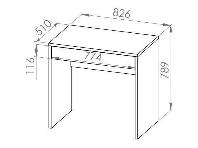 Skrivebord Madison 133