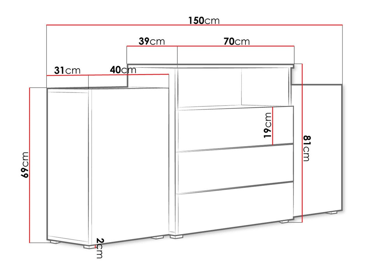 Kommode Sarasota 127