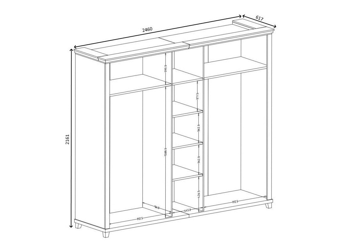 Garderobeskab Tolnue 116