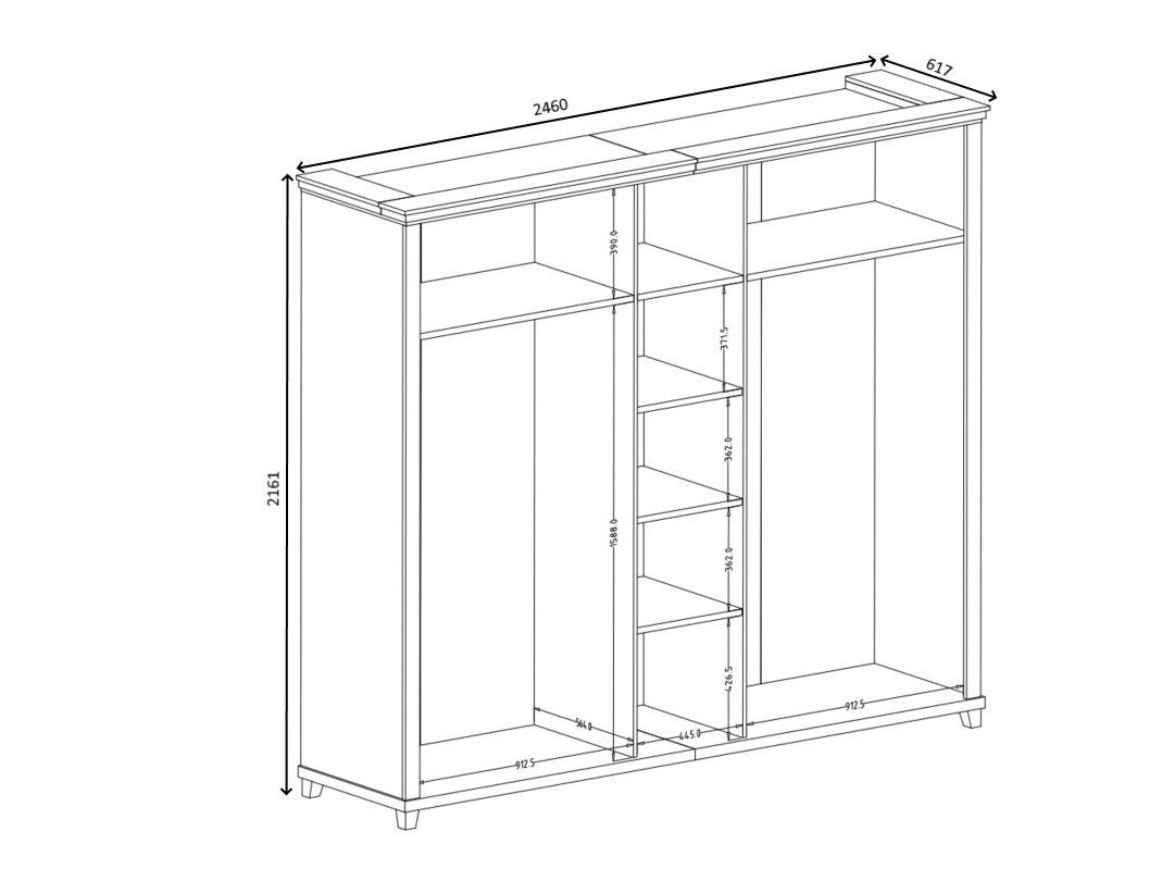 Garderobeskab Tolnue 116