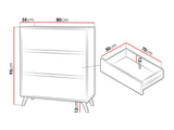 Chest of drawers Bedford D101