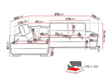 Hjørnesofa Comfivo 166