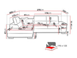 Hjørnesofa Comfivo 166