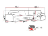 Hjørnesofa Kingsport 101
