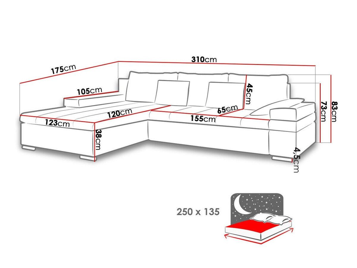 Hjørnesofa Comfivo 113