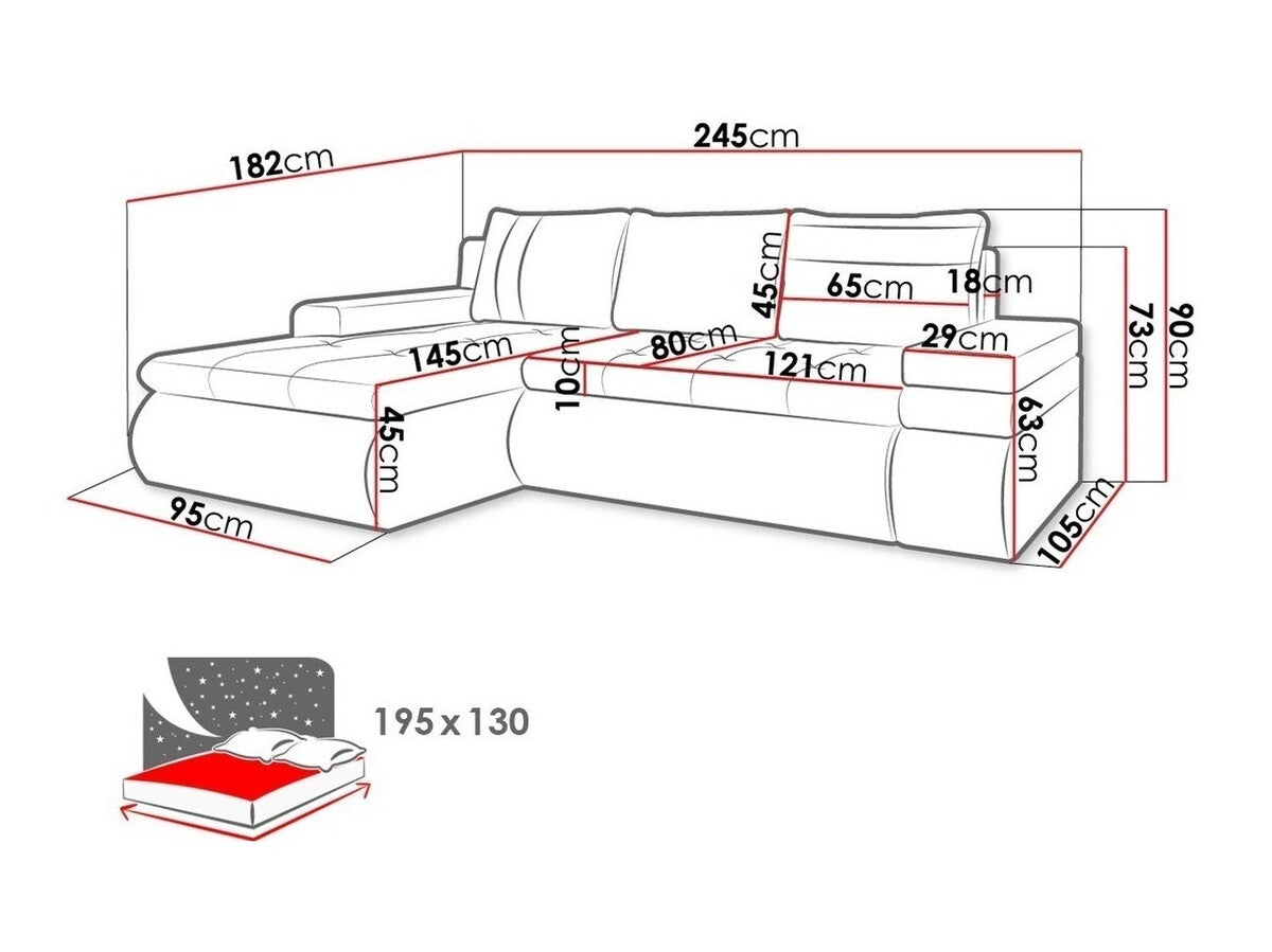 Hjørnesofa Temple 101
