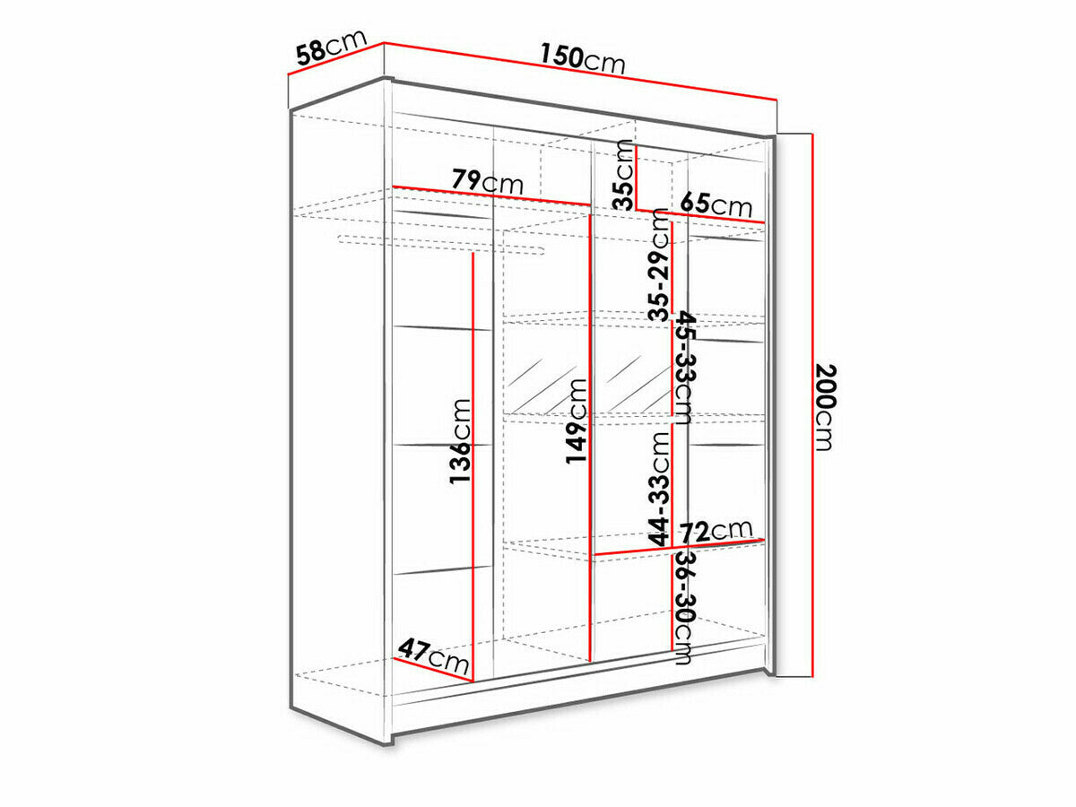 Garderobe Closico 146