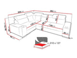 Hjørnesofa Pearland 104