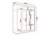 Garderobe Closico 141