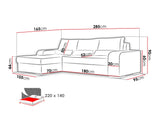 Hjørnesofa Kingsport 103
