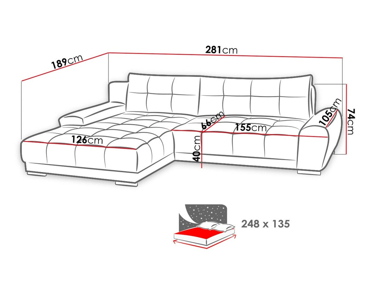 Hjørnesofa Lincoln 114