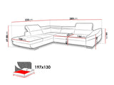 Hjørnesofa Lincoln 122
