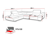 Hjørnesofa Lincoln 122